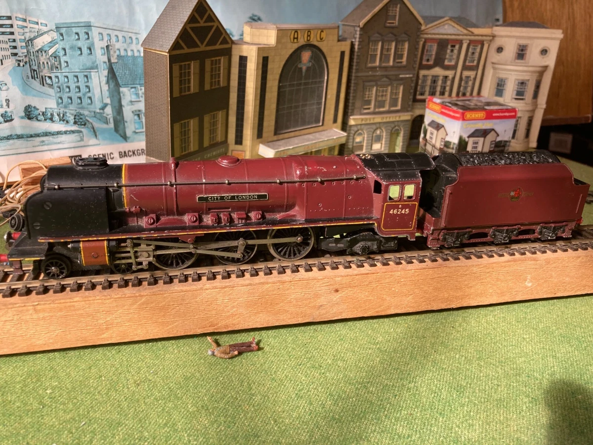 A Hornby Dublo 2-rail No. 2226 locomotive 'City of London' and tender, boxed, a diesel loc