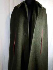 Mens Wool CLOAK Coat Long Cape Jacket