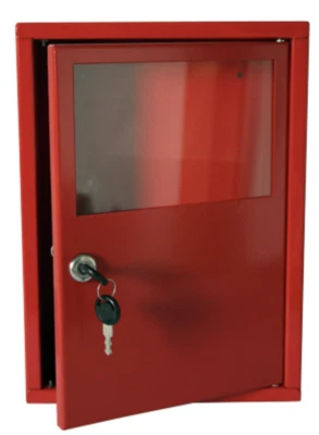 MBS-FIRE ® Alarmkasten Schrank Kasten rot f. RWA Auslöseeinheit - Brandschutz Feuerwehr