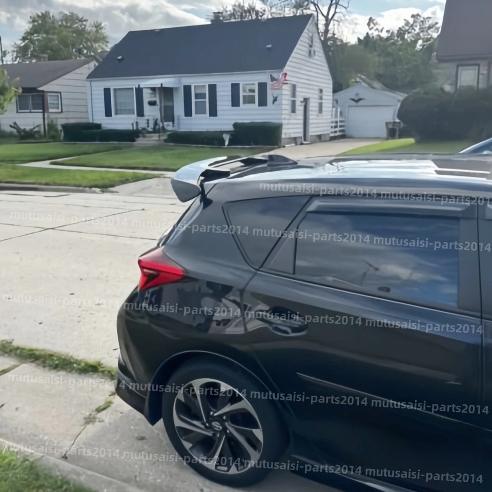 W/ Light Universal Fits 2016 Scion iM Glossy Black Rear Window Roof Spoiler Wing Foto 3 de 4