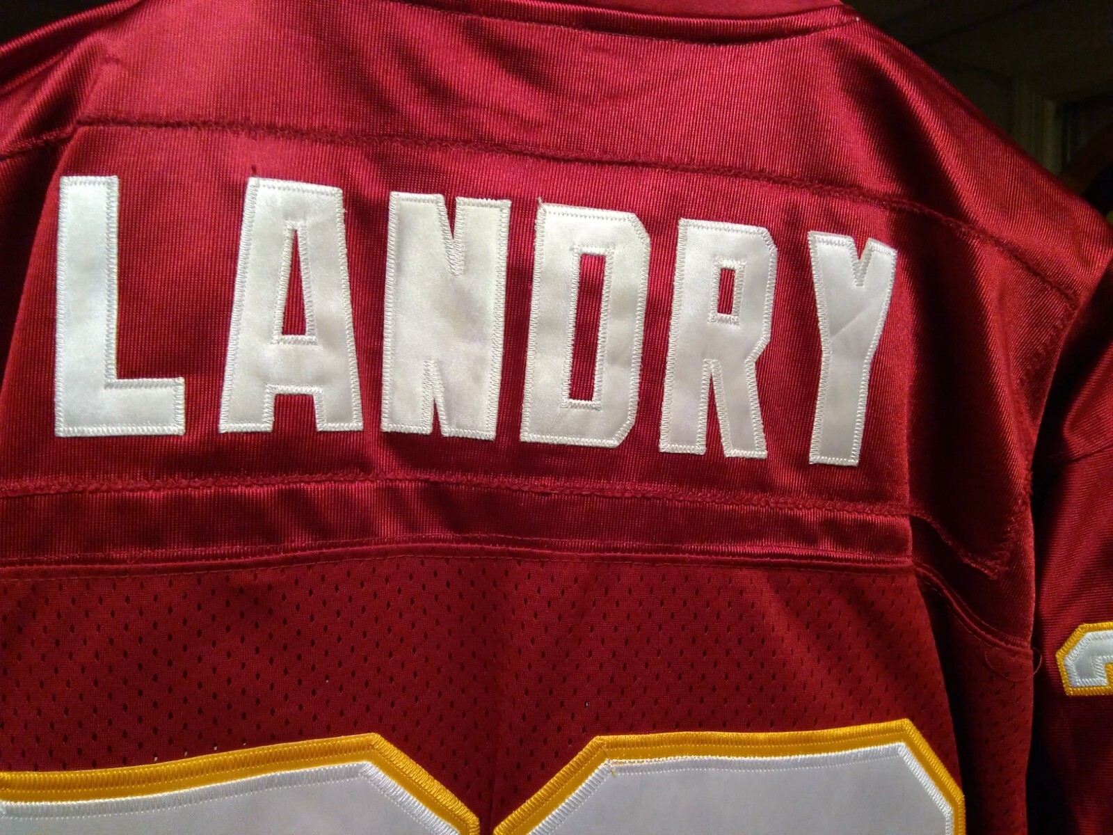 Washington Redskins LaRon Landry Reebok OnField Embroidered Jersey