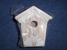 HOME MASTER 5 1/2" WOODEN BIRD HOUSE  FREE SHIPPING 