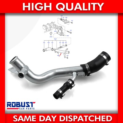 FOR FORD FOCUS TRANSIT CONNECT 1.8 THERMOSTAT CONNECTING COOLANT WATER HOSE PIPE