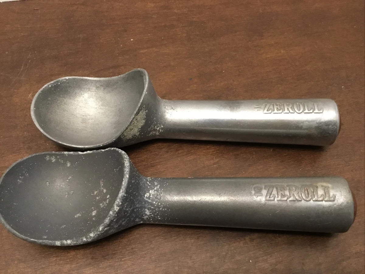 Zeroll #10 Ice Cream Scoop with Brown End Cap Lot Of 2 Vintage?