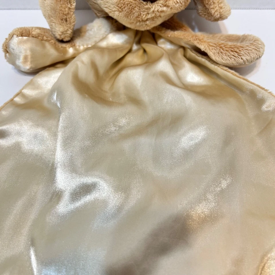 Manta de seguridad para perro de felpa marrón Gund Spunky Huggybuddy Lovey peluche Foto 3 de 4