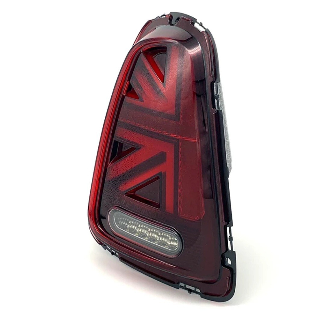 Mini Cooper S JCW 3D LENS LED Union Jack Tail Lights R56 R57 R58
