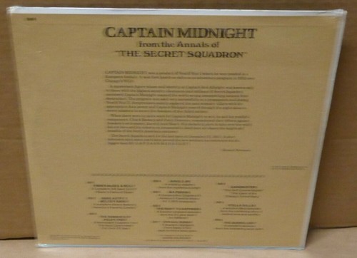 Captain Midnight Radio Show NEW SEALED LP vinyl Golden Age Records 4 episodes - Picture 2 of 2