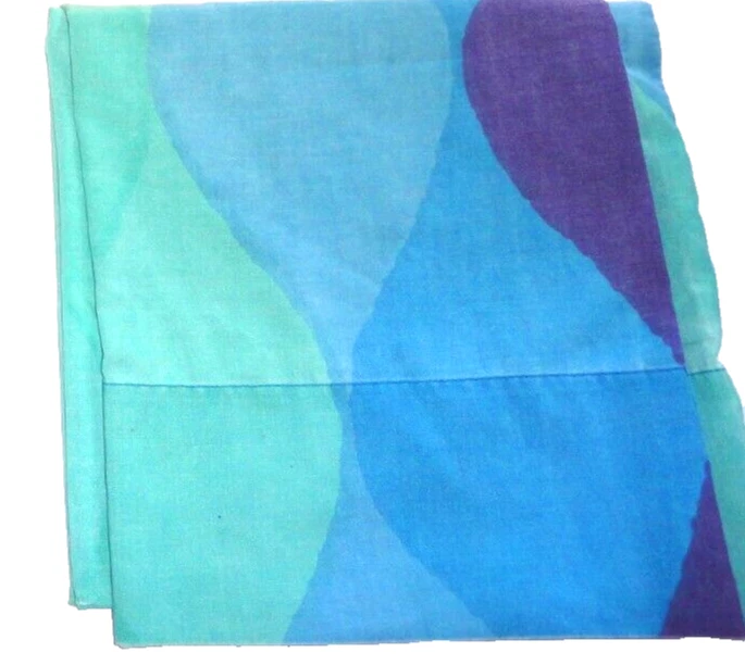 Juego de sábanas planas completas y estuche vintage cannon seven seas dorado verde azul (2p) Foto 2 de 4