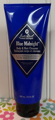 SEALED JACK BLACK BLUE MIDNIGHT BODY & HAIR CLEANSER BLACK PEPPER LAVENDER 10oz