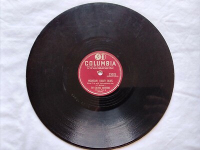The Colwell Brothers 78rpm Single 10-inch Columbia #21023 Mountain