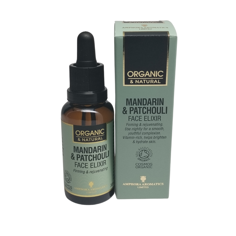 Amphora Aromatics Mandarin and Patchouli Face Elixir For All Skin Types 30 ml
