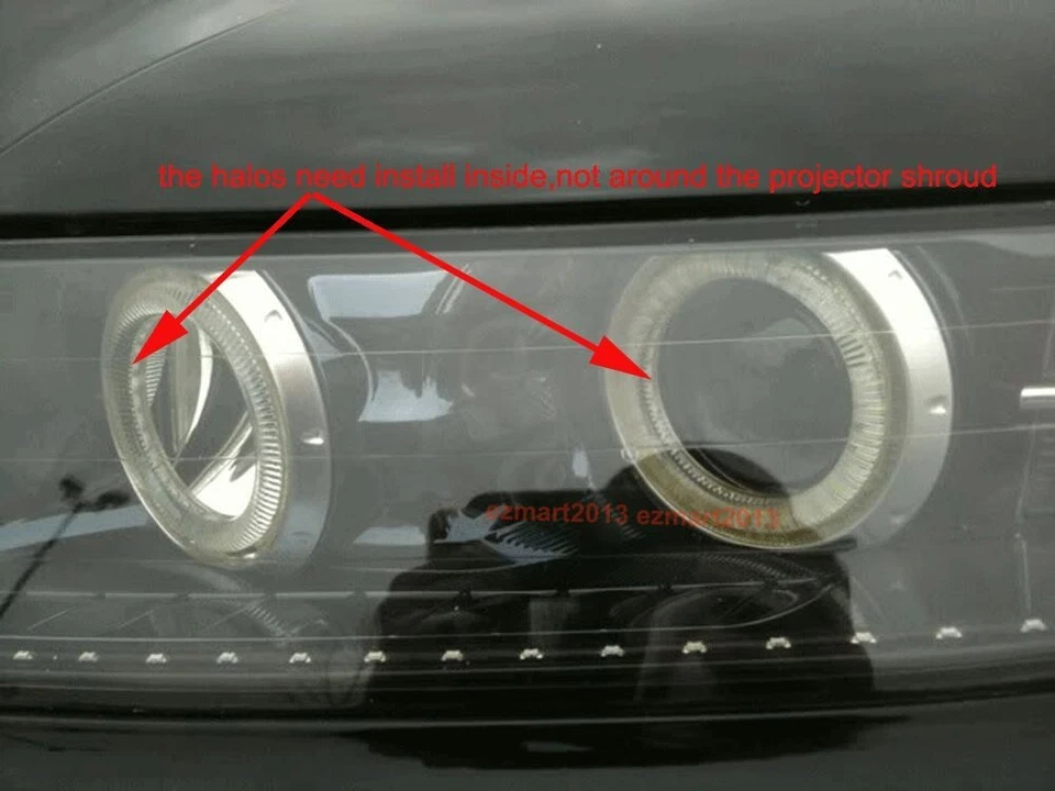 Dream Color Chasing RGB 4 halos para ACURA TL 2007-2008 faro Flow Flash DRL Foto 2 de 4