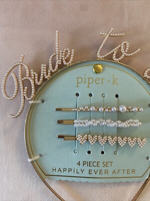 Piper K Headband Bride To Be Wedding Shower Bachelorette  display picture 1