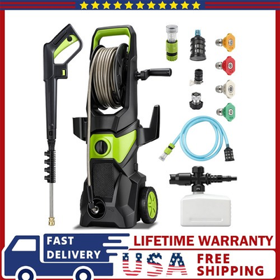 #ad Electric Pressure Car Washer Home Detailing High Power Filter 1.5M Cord 110 Volt $112.99