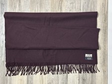 ACNE Stusios 100 Lambswool Scarf Burgundy approx 68cm x 200cm /27" x 78"/
