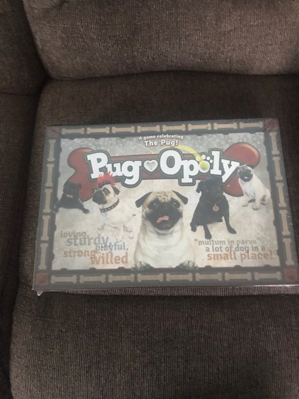 Brand New In Packaging Pugopoly Game
