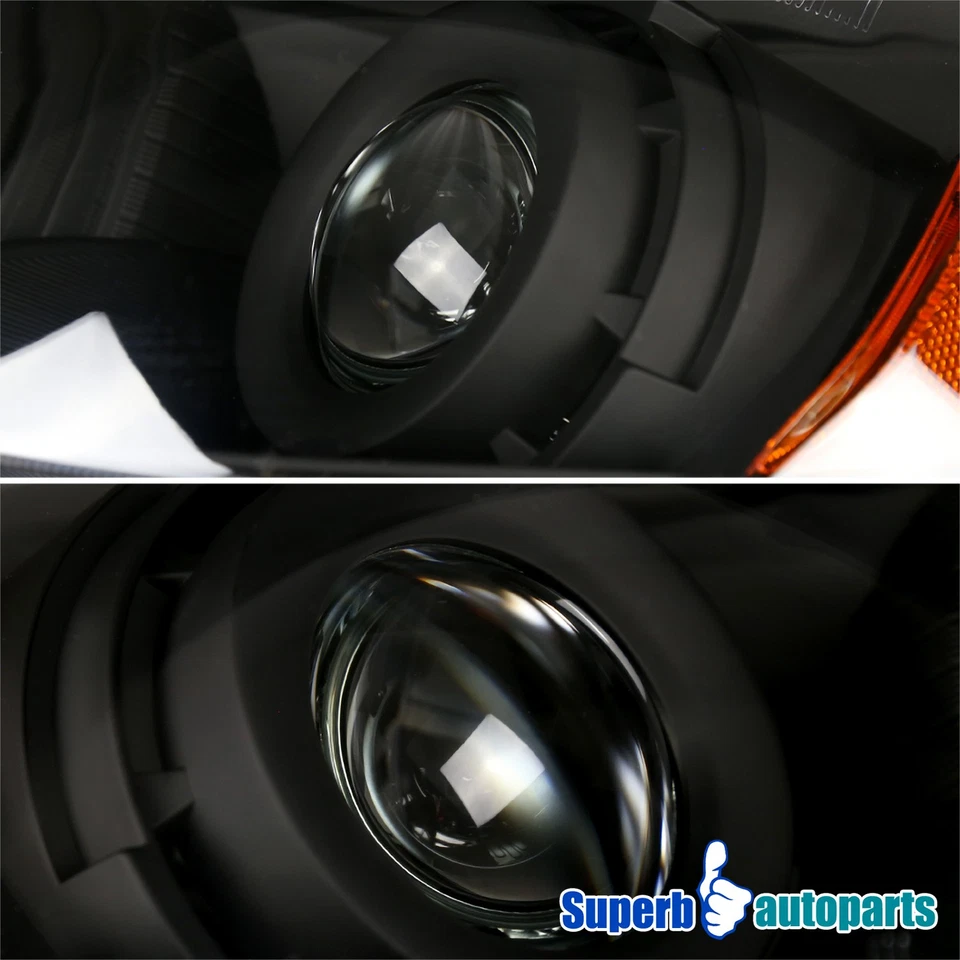 Fits 2010-2014 Subaru Legacy Black Projector Headlights w/ Turn Signal Lamps - Image 4 of 4