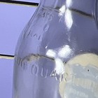 Richlube Motor Oil Glass Bottle Metal Spout One Quart Advertising Can — photo 7