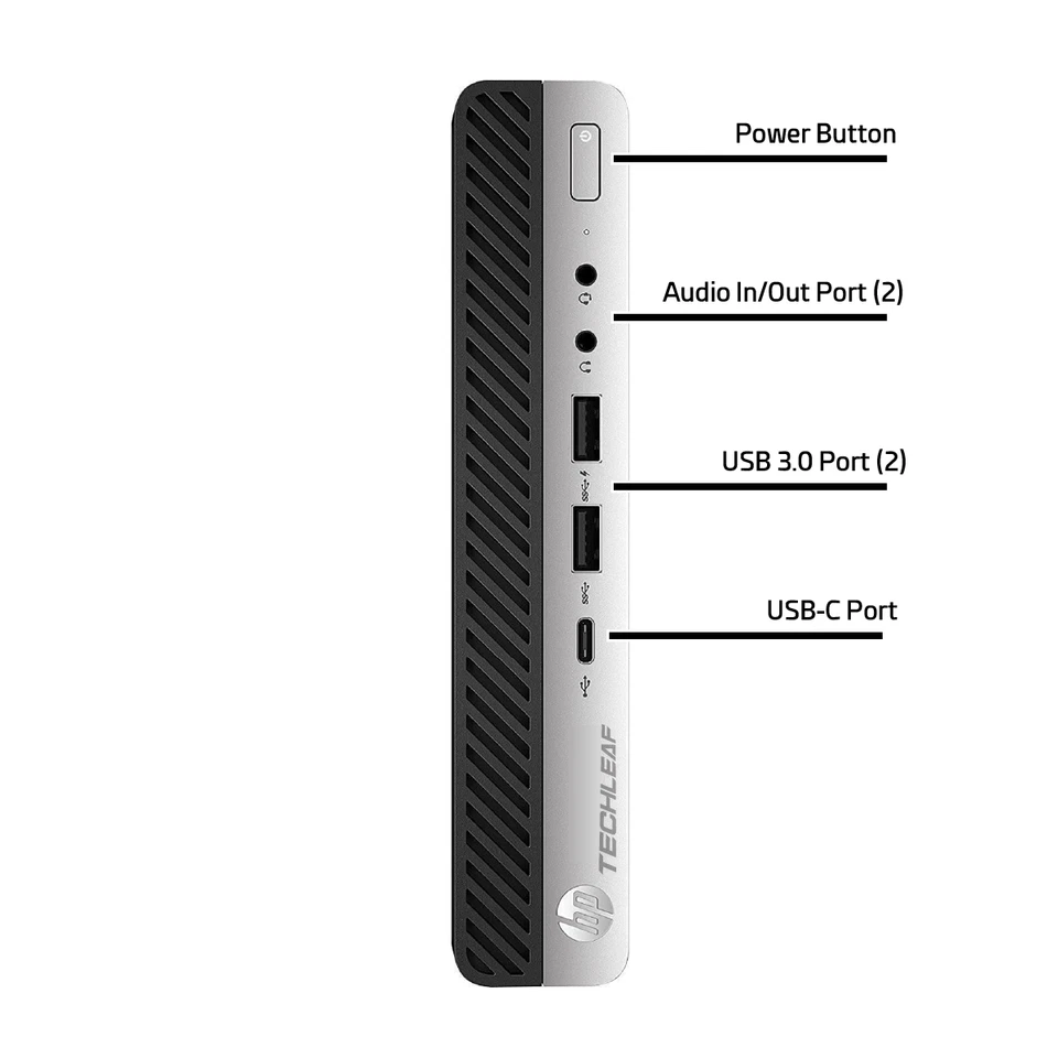 HP Mini Desktop PC i7 8th, up to 64GB RAM, 2TB NVMe SSD, Windows 11 Pro WiFi - Image 2 of 3