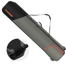 Snowboard Bag with Wheels, Fully Padded Ski Bag for Air Travel 1680D 164CM-Grey