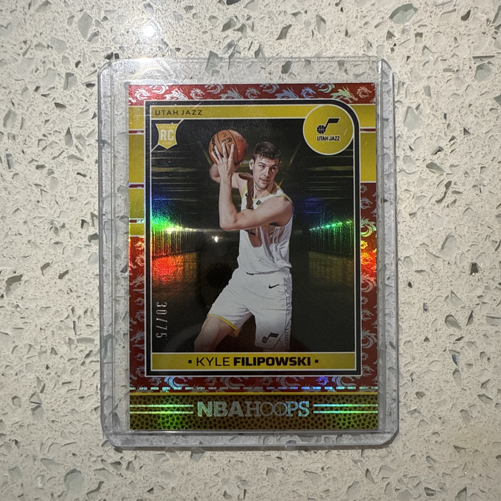 2024-25 Panini NBA Hoops KYLE FILIPOWSKI Rookie #262 Dragon Year /75 RC Jazz