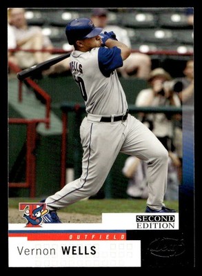 - Vernon Wells Baseball card Toronto Blue Jays Raw Trading Card