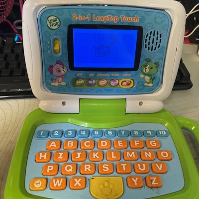 2017 Leap Frog 2 In 1 LeapTop Touch Kids Learning Games Laptop Tablet Tested