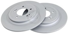 2x A.B.S. Coated Disque de frein Arrière pour HYUNDAI Tucson (TL, TLE) 302mm
