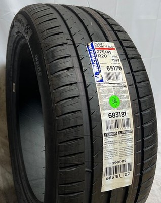 1 - NEW 275/40R20 XL (110V) Michelin Pilot Sport 4 SUV (VOL) Volvo OEM - 6039
