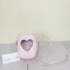Sanrio My Melody Kuromi Pink Shoulder Bag Pochette 50th Anniversary Oshinui Rare