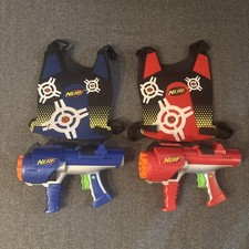 Nerf Gun Blasters Dart Tag Hyper Fire Vests -Tested