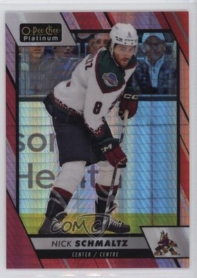 2023-24 O-Pee-Chee Platinum Red Prism 125/199 Nick Schmaltz #43 o1h