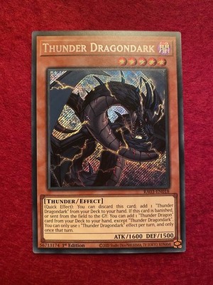 Yu-Gi-Oh! THUNDER DRAGONDARK, RA03-EN018, SECRET RARE, NM 1st, KOMBI-VERSAND!