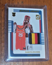 2025 Panini WNBA Donruss Saniya Rivers Rookie Jersey Swatch Card -24/25