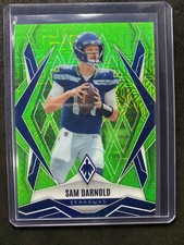 2025 Panini Phoenix Sam Darnold Green Mojo Prizm /75 #49 Seahawks