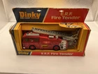 Rare Boxed Dinky Vintage  266 E.R.F. Fire Tender     (A1)
