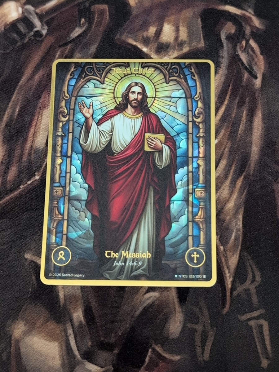 2025 Sacred Legacy Jesus Christ The Messiah Stained Glass Secret