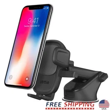 Universal Car Phone Mount Easy One Touch Dashboard Windshield Adjustable Holder