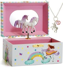 Musical Princess Unicorn Jewelry Box for Girls, Little Girls Jewelry Box, Pri...
