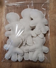 50 White PC Voodoo Doll Poppet Pal Wiccan Pagan Hoodoo
