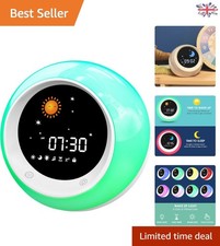 Wake Up Light Kids Alarm Clock - Sleep Trainer & Night Light for Toddlers, 11cm