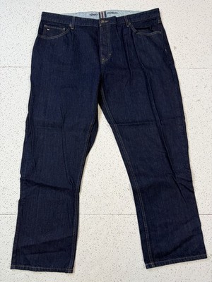 Tommy Hilfiger Classic Straight Jeans Men's 40x30 Dark Indigo Denim