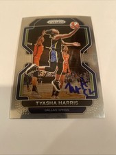 2022 Panini Prizm WNBA Tyasha Harris Autographed Card Dallas Wings TC1922