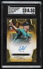 2024 Topps Five Star Auto Gold 4/10 Emerson Hancock #FSA-EH SGC 8.5 Auto v1x