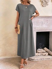 Casual Round Neck Short Sleeve Dress