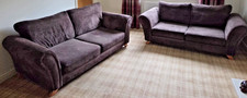 3 Seater Sofa & 2 Seater Sofa DFS Brown