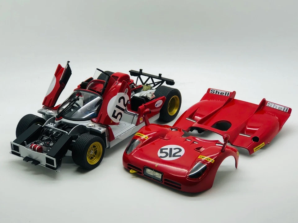 HOT WHEELS ELITE T6253 FERRARI 512 S NICK MASON OF PINK FLOYD 1.18 - Photo 2/4