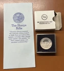 The Sharps Rifle NRA International Mint Silver 20g Coin Original Box Papers