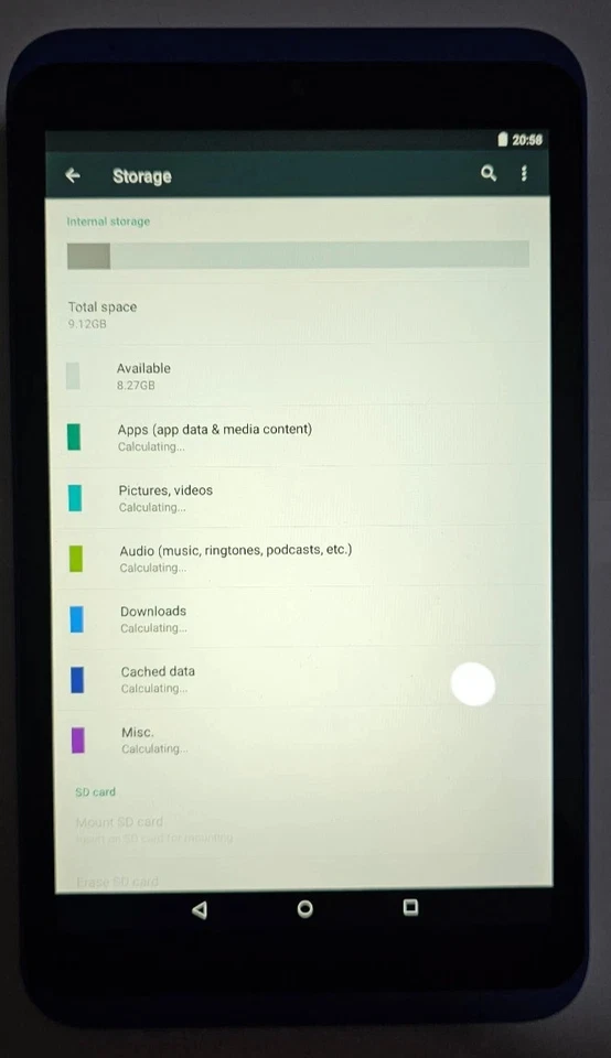 Tesco Hudl 2 HTFA4T Tablet 8.3" Screen 16GB Storage Pale Blue - Image 3 of 4