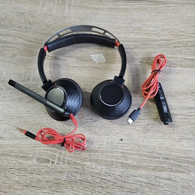 USB-C PORT Poly Blackwire C5200 Series C5220T SB Monoaural Headset FREE S/H